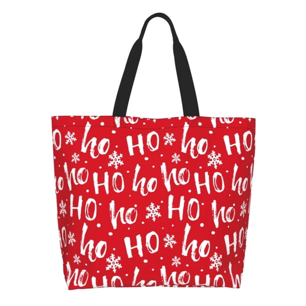 Easygdp Hohoho Bolsas Tote para Mujer, Bolsos de Hombro para Viaje, Bolsos de Mano de Gran Capacidad para Compras y Trabajo