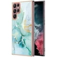 thumbnail image 1 of For Samsung Galaxy S21 FE Case Hard back Marble Pattern Slim Design Enhanced Camera and Screen Protection Girls and Women Cover, 1 of 5