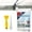 White, variant on Heavy-Duty Concrete Crack Repair Adhesive, Self Leveling Concrete Crack Filler for Driveway, Quick-Drying Liquid Cement Cracks Filler Outdoor Waterproof