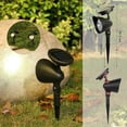 thumbnail image 3 of 2pcs Solar Spot Lights for Outside, LED Outdoor Solar Lights for Yard, 2 Pack Solar Spotlights Waterproof Auto On/Off for Landscape, Wall, Garden, Pool, Tree, Pathway and Driveway (warm light), 3 of 3