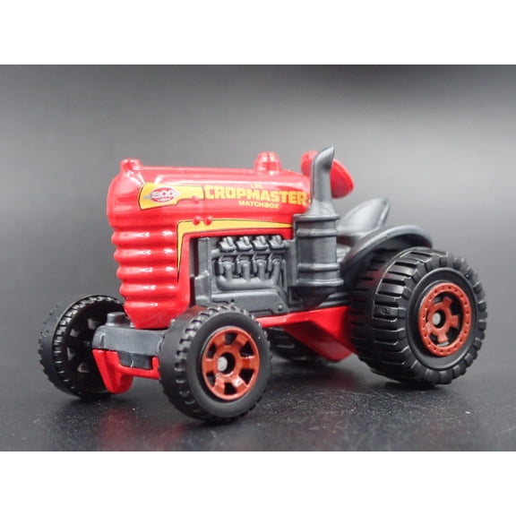 Open Box FARM TRACTOR W HITCH RED 1:64 MB SCALE COLLECTIBLE DIORAMA DIECAST MODEL CAR