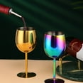 thumbnail image 4 of Stainless Steel Glass Colorful Stainless Steel Colorful Glasses Goblet Red Glass For Outdoor Travel Camping And Pool Ideal For Glass&Bottle Home Decor, 4 of 6