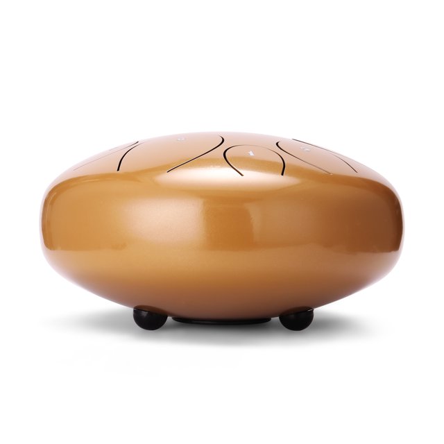 Tambor de Lengüetas de 10 Pulgadas - Sonido Relajante para Meditación y Yoga (Oro)
Este hermoso tambor de acero de 8 notas ofrece melodías puras y relajantes perfectas para meditación, terapias o