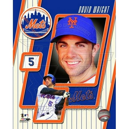 David Wright Memorabilia - 2011 David Wright Studio Plus Sports Photo