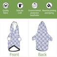 thumbnail image 3 of Uemuo Plaid Flowers for Winter Dog Hoodie Sweatshirts with Pockets Warm Dog Clothes for Small Dogs Chihuahua-XX-Large, 3 of 8