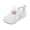 White, variant on Splozh Baby Shoes Girl Toddler Girls Bowknot Princress Shoes Soft Sole Barefoot Non Slip First Walkers Shoes Dress Shoes White,US 6