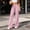 Pink, variant on Yoga Pants for Women Wide Leg Casual Lounge Yoga Workout Pant Solid Color High Waist Leggings Workout Booty Lifting