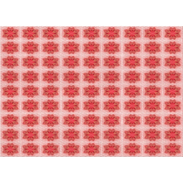 Ahgly Tapis Rectangulaire Lavable en Machine Intérieur Transitionnel Rose Pastel, 2 Pieds x 5 Pieds