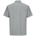 thumbnail image 3 of Red Kap Men's Short Sleeve Solid Ripstop Shirt, 3 of 4