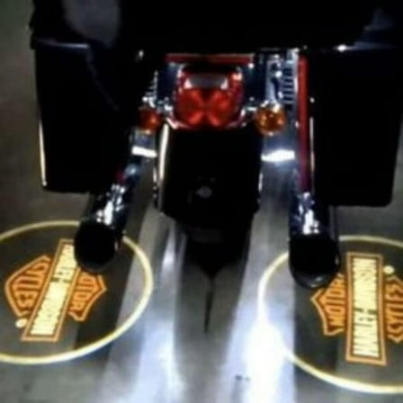 2 X 5th Gen car door Motorcycle Shadow laser projector logo LED light for harley davidson All Model All year