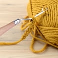 thumbnail image 3 of 1PC Repair Sealing Needle Wooden Bent Hook Tool Crochet Hook Knitting Tool Set Perfect For Rug Making And Art Crafts, 3 of 7