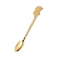 thumbnail image 4 of Cubiertos de creativo Tenedor Utensilios de material acero inoxidable s y tenedores Cuchara de oro, 4 of 7