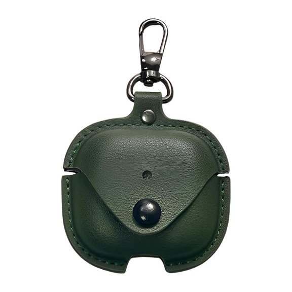 Premium PU Leather Earbuds Case with Keychain Anti-Loss Protection Multiple Elegant Colors Business Style Design