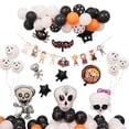 thumbnail image 1 of Guirnalda De Arco De Globos De Halloween, Banderas De Halloween, Conjunto De Globos Para Niños, Fondo De Fiesta Temática De Halloween, Decoraciones Para El Aula Scienceny HA046692-02, 1 of 4