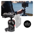 thumbnail image 4 of Trípode de Viaje Manfrotto Befree Negro de Aluminio con Cabeza de Bola de 4 Secciones, 4 of 7
