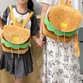 thumbnail image 3 of Mochila de Felpa de Hamburguesa Sunnimix Pequeño Regalo Creativo de Moda, 3 of 8