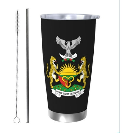

Coat of Arms of Biafra Water Tumbler Stainless Steel Spill Prevention Double Wall Vacuum Tumbler Cup
