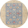 thumbnail image 1 of Ahgly Company Tapis d'Intérieur Rond Traditionnel Brun Oriental, 4 Pieds Rond, 1 of 6