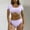 Purple, variant on Ofreoo High Waisted Bikini for Women Push Up Crop Top Swimsuit 2 Piece High Cut Teens Girls Bathing Suits on Clearance