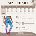 thumbnail image 5 of SEANATIVE Womens Leggings Mermaid Scales Print Blue Violet Gradient, XS, 5 of 6