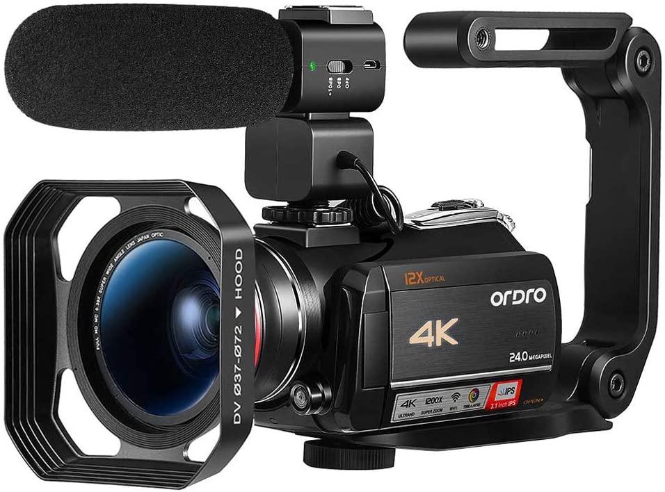 LLink AC5 4K Camcorder Optical Zoom Ultra HD Video Camera Vlogging