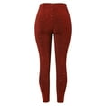 thumbnail image 5 of QHFBli Sequin Pants for Women Fashion Yoga Workout Leggings Stretch High Waisted Elastic Streetwear Cozy Lounge Slacks, 5 of 8