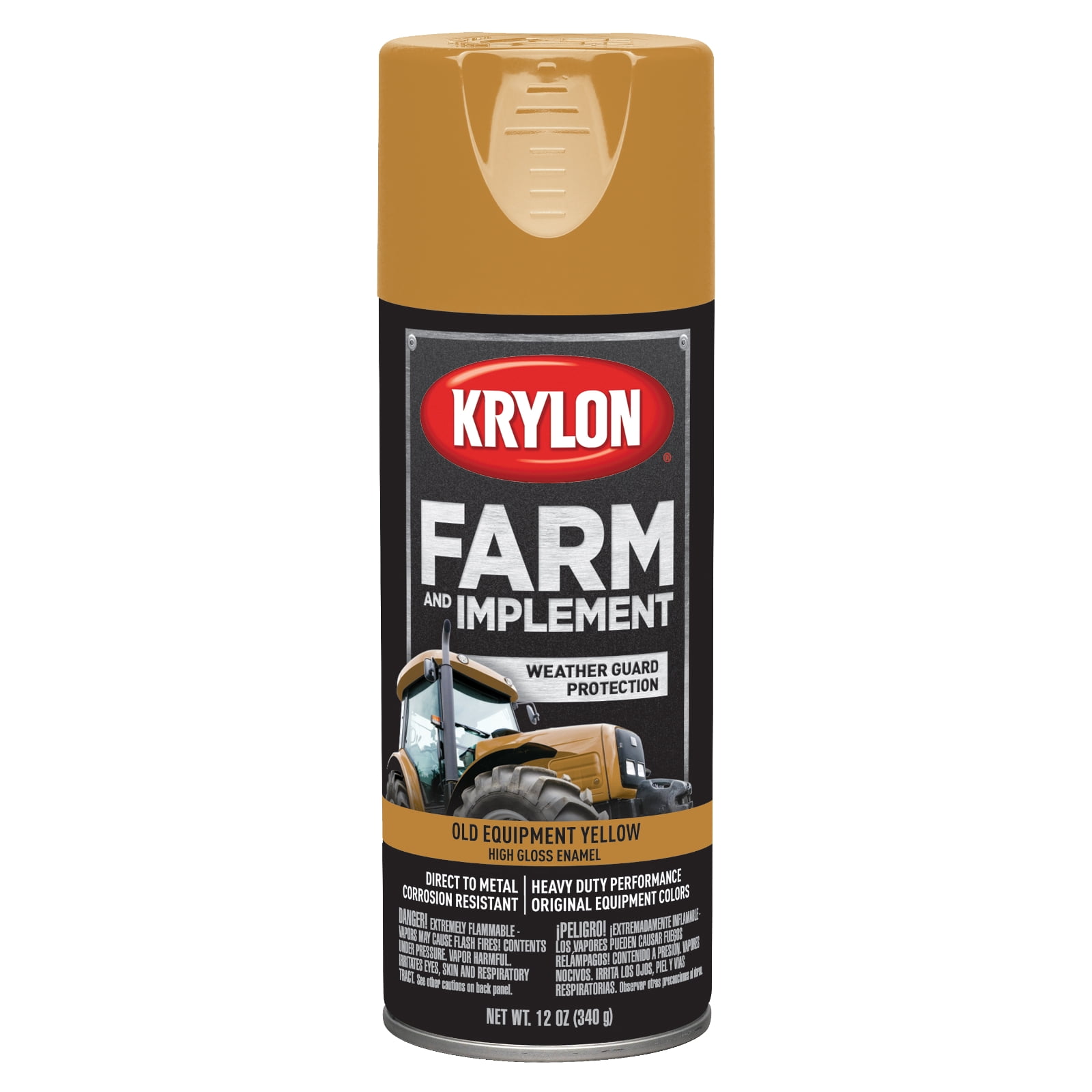 Krylon Farm & Implement Spray Paint, High Gloss, Old Equipment Cat