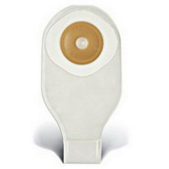 ActiveLife 1-Piece Colostomy Pouch System 12 Inch Length 1-1/4 Inch Stoma Drainable - Box of 5
