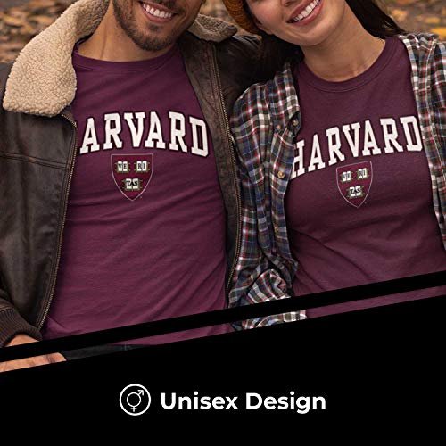 Camiseta de juego Campus Colors para adultos estilo suave Harvard Crimson rojo grande