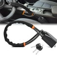thumbnail image 2 of Car Steering Wheel Lock, Seat Belt Lock, Anti-Theft Device, Small and Light-Weight, Multi-Functional, Fit Most Vehicle, SUV, Golf Cart Security (Black), 2 of 5
