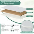 thumbnail image 6 of TINKLE WELL 9 Drawer Fabric Storage Dresser, Wide Foldable Bins for Easy Organization, Perfect for Closet, Bedrooms, Hallways, White, 6 of 7