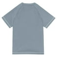 thumbnail image 6 of FORMRS Boys Rash Guard with Short Sleeves UPF 50+ Swim Shirts Sizes 3-12T, Blue Snowy Mountain, 6 of 6