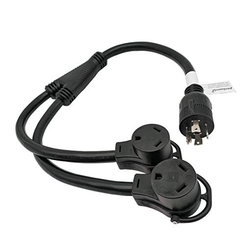 Parkworld 60646 Splitter L1430P Male to (2) TT30R Female, Generator Y