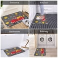 thumbnail image 6 of Goofa 16"x24" Inches Red Pickup Truck With Pumpkins Doormats for Outdoor Entrance - Non-Slip Welcome Mat, Heavy Duty Door Mats Outdoor, Spring Doormat, 6 of 9