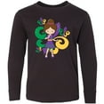thumbnail image 3 of Inktastic Mardi Gras Girl Long Sleeve Youth T-Shirt, 3 of 5