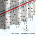 thumbnail image 6 of Christmas Tree and Bird Pattern Shower Curtain 72"x72" ,Bathroom Decorative Shower Curtains Set with 12 Hooks,Modern Waterproof Washable Shower Curtain, 6 of 6