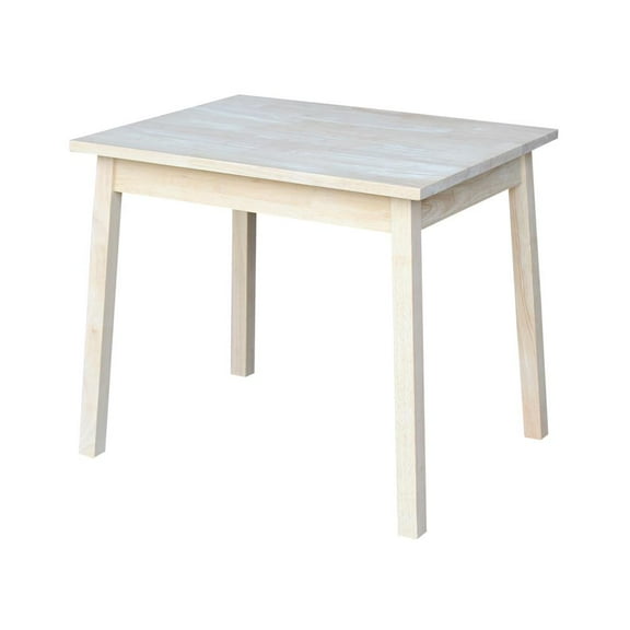 International Concepts Indoor Wood Children's Table in Unfinished