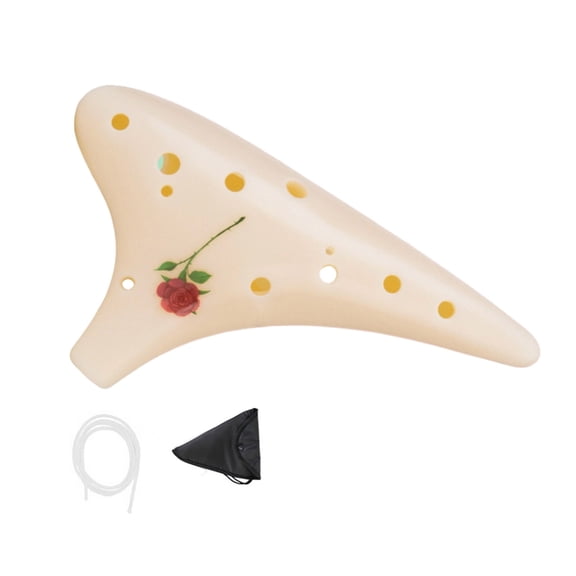 Professional 12 Hole Ocarina Durability Resin Smooth Scale For Students and Musicians