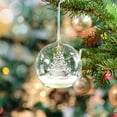 thumbnail image 3 of Mr. Christmas 5.5" Mercury Glass Tree Globe Ornament - Silver, 3 of 4