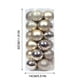 thumbnail image 3 of Xihbxyly Adornos Navideños, Bolas Irrompibles Galvanizadas, Juego de 24 Piezas de 6 Cm, Perfectos para Árboles, Coronas, Guirnaldas, Decoraciones Festivas, Uso Doméstico y Comercial., 3 of 3
