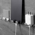 thumbnail image 3 of Soporte de maquinilla de afeitar de acero inoxidable para hombre recto Ehuebsd estante de almacenamiento gancho de pared para cocina y baño herramienta organizadora, 3 of 8
