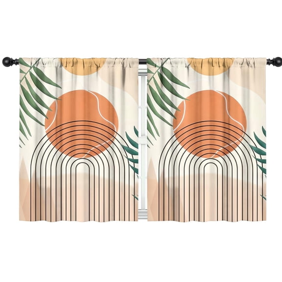 Blackout Kids Curtains,Boho Bohemian Art Childrens Insulated Curtains Set Of 2,Bedroom Essentials,Toddler Room Decor 42"x54"(106x137cm)