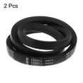 thumbnail image 3 of Uxcell B1000 V Belts Drive Belt 1000mm Inner Girth Rubber for Power Transmission 2 Pack, 3 of 6