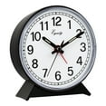 thumbnail image 4 of Equity 14075 Black Analog Wind-Up Alarm Clock, 4 of 6