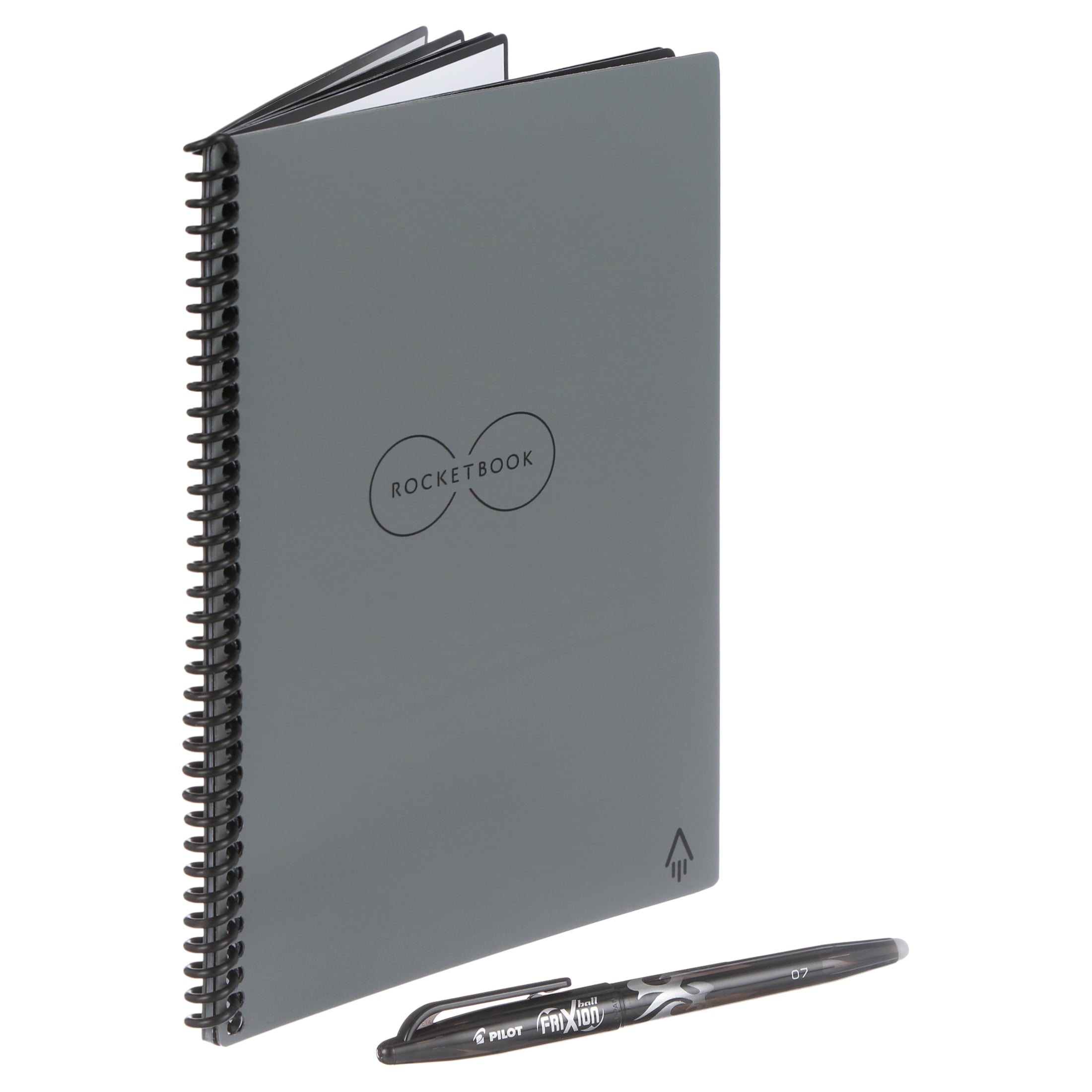 Rocketbook Core Reusable Smart Notebook | Digitally Connected Notebook with  Cloud Sharing Capabilities | Dotted, 6 x 8.8, 36 Pg, Infinity Black