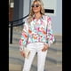 thumbnail image 4 of Blusas Bohemias con Cuello en V y Mangas Farol para Mujer 2025 Rojo y Verde XL, 4 of 10