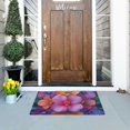 thumbnail image 5 of Yayeee Doormat for Indoor Entrance 32" x 20" Non Slippery Floor Rug, Large Purple Flowers, 5 of 8