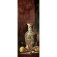 thumbnail image 2 of Unknown 8x14 White Modern Wood Framed Museum Art Print Titled - Oriental Vase Panel II, 2 of 4