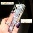 thumbnail image 6 of for iPhone 11 pro Case for Women（5.8 inch），Very Shiny Luxury Bling Phone Case with 3D Glitter Sparkle Crystal Rhinestone Diamond Gems on Hard Reflective PC Back Cover for Girls（Silver）, 6 of 14