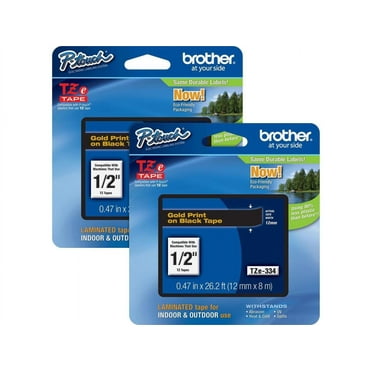 Brother P-touch TZe Laminated Tape Cartridges